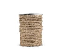Vaessen Creative Cuerda de Yute Natural 4 mm x 50 m - Soga Cañamo para Manualidades, Exterior, Envolver Regalos, Decoración, Arreglos Florales, Bodas y Trabajos de Artesanía en Papel
