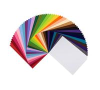 Vaessen Creative Fieltro Surtido 1 mm - 30 Colores - 20 x 30 cm (Aprox. A4) - 60 Láminas - Tela para Manualidades, Costura, Disfraces, Flores y Decoraciones