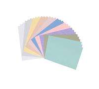 Vaessen Creative Fieltro Surtido - 10 Colores Pastel - A5 (15 x 20 cm) x 1 mm - 30 Láminas - Tela para Manualidades, Costura, Disfraces, Flores y Decoraciones