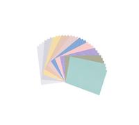 Vaessen Creative Fieltro Surtido - 10 Colores Pastel - A6 (10 x 15 cm) x 1 mm - 30 Láminas - Tela para Manualidades, Costura, Disfraces, Flores y Decoraciones
