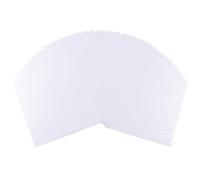 Vaessen Creative Florence Cartulina autoadhesiva - Papel cuadrado para manualidades, 30,5 x 30,5 cm, blanco, 50 unidades, papel imprimible, para manualidades y proyectos de hobby