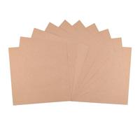 Vaessen Creative Florence Cartulina autoadhesiva, papel para manualidades, cuadrado, 30,5 x 30,5 cm, marrón, 10 unidades, papel imprimible, para manualidades y proyectos de hobby