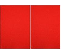 Vaessen Creative Florence - Cartulina con purpurina, color rojo, 5 hojas de papel A4, 250 g/m² (Paquete de 2)