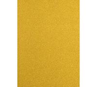 Florence Cartulina con purpurina - Cartulina de colores A4 - Oro - 5 hojas de papel para manualidades - Papel para álbumes de recortes para hacer tarjetas y otras manualidades de papel - 250 g/m²