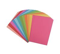 Vaessen Creative Florence, Cartulina lisa, Mezcla de Colores Brillantes, 216 Gramos, Tamaño A4, 60 Hojas, para Álbumes de Recortes -Tarjetas, Troquelado y otras Manualidades de Papel