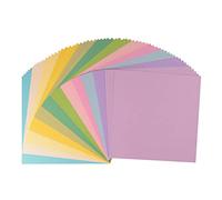 Florence Cardstock-Papel Cuadrado (216 Gramos/m², 30,5 x 30,5 cm, 60 Unidades), diseño de Hojas, Multicolor, 30.5 x 30.5 cm