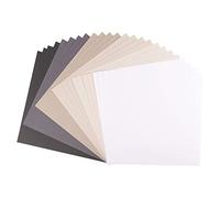 Florence Vaessen Creative Scrapbook Paper Cardstock, Paper, Black, 12 x 12-Inch, 24 Sheets, 216 g
