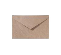 Vaessen Creative Florence Sobres Rectangulares Pequeño Para Tarjetas, Marrón Kraft, Set de 5, Tarjetas a Juego Disponibles