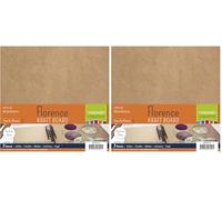 Vaessen creative hojas de aglomerado para manualidades florence 2mm, conjunto de 6 hojas cuadradas, 30,5 x 30,5 cm, para scrapbook, cubiertas de diarios, álbumes de fotos, decoraciones de boda y más