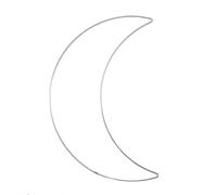 Vaessen Creative Luna en Metal, Ø 32 cm, Grosor de 3 mm, para Regalos de Nacimiento, Manualidades de Atrapasueños, Nudos de Macramé, Mandalas de Ganchillo