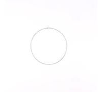 Vaessen Creative Metal para Manualidades, Ø 15cm, 3 mm de Grosor, Aro Atrapasueños, Anillo de Guirnalda para Tapiz de Macramé, Ganchillo, Bohemia, Decoraciones Nupciales y Más, Plata, 1 Pieza