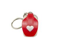 Vaessen Creative Mini Perforadora Llavero de Diseño de Corazón, XS, Plástico, Rosa, 14.5x10.0x5.1 cm