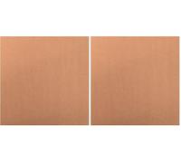 Vaessen Creative Papel Kraft Marrón 30,5 x 30,5 cm - 20 Hojas Lisas de 300 g - para Embalar Regalos, Tarjetas, Scrapbooking, Etiquetas, Paper Craft y Manualidades (Paquete de 2)