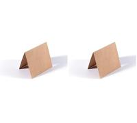 Vaessen Creative Pequeñas Tarjetas Cuadradas, Marrón Kraft, Set de 25, Sobres a Juego Disponibles (Paquete de 2)