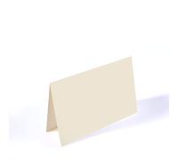 Vaessen Creative Pequeñas Tarjetas Rectangulares, Marfil, Set de 25, Sobres a Juego Disponibles