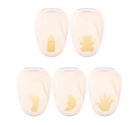 Vaessen Creative Perforadora Bébé - Oso, Botella, Mano, Pie, Luna - 5 uds