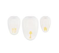 Vaessen Creative Perforadora - Casa (1,3 x 1,6 cm), Cubiertos (2 x 2,5 cm) y Llave (3 x 3,6 cm) - Scrapbooking Materiales para Manualidades con Papel, Tarjetas y DIY
