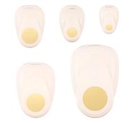 Vaessen Creative Juego de 5 troqueles con 5 círculos en diferentes tamaños, 0,95 cm - 5 cm, hasta 250 g/m², para manualidades, papel y scrapbooking