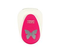 Vaessen Creative Perforadora con diseño de mariposa, 2,5 x 3,4 cm, para papel de manualidades, papel de arcilla, papel de scrapbooking o papel de decoupage