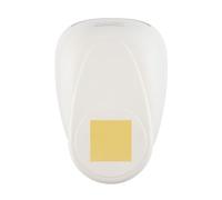 Vaessen Creative Perforadora Cuadrado, 6,35 cm, 1 Unidad, Grande, hasta 160g, para Manualidades y Scrapbooking, Blanco y Rosa, jumbo plus