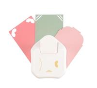 Vaessen Creative 3 en 1 Perforadora de Esquinas Foto-Cortadora y Troqueladora para Manualidades, Tarjetas, Papel, DIY, Álbumes de Recortes y Invitaciones, Oro Blanco, 1,7 cm - 1,8 cm & 2 cm