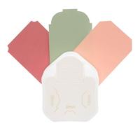 Vaessen Creative Perforadora de Esquinas 3 en 1 para Manualidades, Scrapbooking y Tarjetería, 8-15-20mm, Blanco-Rosa, talla única