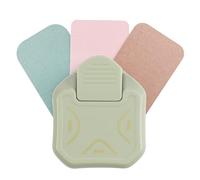 Vaessen Creative Perforadora de Papel 3 en 1, para Redondear Esquinas, para Proyectos DIY, Scrapbooking, Creación de Tarjetas y Más, Menta, Metal, Rosa, 3 in 1
