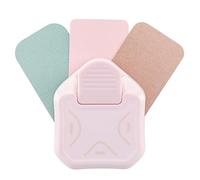 Vaessen Creative Perforadora de Papel 3 en 1, Para Redondear Esquinas, Para Proyectos DIY, Scrapbooking, Creación de Tarjetas y Más, Rosa, Aluminio, 4 in 1