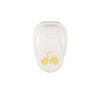Vaessen Creative Perforadora de Papel - Bicicleta 2,3 x 1,8 cm - Troqueladora para Manualidades, Scrapbooking, Tarjetas, Papel, DIY, Álbumes de Recortes y Invitaciones