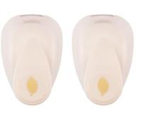 Vaessen Creative Perforadora de Papel, Hoja de Abedul, Talla XS, Para Proyectos DIY, Scrapbooking, Creación de Tarjetas y Más (Paquete de 2)