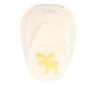 Vaessen Creative Perforadora de papel para manualidades, alce, 2 x 2,1 cm, cortador circular para manualidades y fabricación de tarjetas