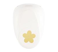 Vaessen Creative Perforadora Flores, 8,9 cm, 1 Unidad, Super Jumbo Grande, hasta 160g, para Manualidades y Scrapbooking, Blanco y Rosa, giant