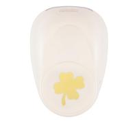 Vaessen Creative Perforadora Trébol de Cuatro Hojas, 3,75 cm, 1 Unidad, hasta 160g, para Manualidades y Scrapbooking, Blanco y Rosa, maxi