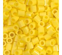 Vaessen Creative Perlas Fusibles, Amarillo, Set de 1100 Piezas para Manualidades DIY para Niños, Creación de Joyas, Decoraciones Hechas en Casa y Otras Ideas de Manualidades