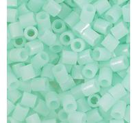 Vaessen Creative Perlas Fusibles, Azul Fluorescente, Set de 1100 Piezas para Manualidades DIY para Niños, Creación de Joyas, Decoraciones Hechas en Casa y Otras Ideas de Manualidades