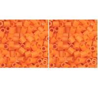 Vaessen Creative Perlas Fusibles, Naranja, Set de 1100 Piezas para Manualidades DIY para Niños, Creación de Joyas, Decoraciones Hechas en Casa y Otras Ideas de Manualidades (Paquete de 2)