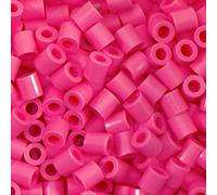Vaessen Creative Perlas Fusibles, Plastic, Rosa (Fuchsia), 5mm, 1100