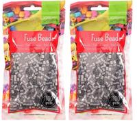 Vaessen Creative Perlas Fusibles, Plateado, Set de 1100 Piezas para Manualidades DIY para Niños, Creación de Joyas, Decoraciones Hechas en Casa y Otras Ideas de Manualidades (Paquete de 2)