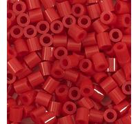 Vaessen Creative Perlas Fusibles, Rojo, Set de 1100 Piezas para Manualidades DIY para Niños, Creación de Joyas, Decoraciones Hechas en Casa y Otras Ideas de Manualidades