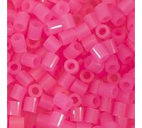 Vaessen Creative Perlas Fusibles, Rosa neón, Set de 1100 Piezas para Manualidades DIY para Niños, Creación de Joyas, Decoraciones Hechas en Casa y Otras Ideas de Manualidades