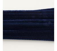 Vaessen Creative Pipe Cleaners For Crafts | 6 mm x 30 cm | 25 Pieces, Synthetic Fiber, Navy Blue, 30 x 0.6 x 0.5 cm