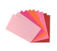 Vaessen Creative Planchas de fieltro de 1 mm de grosor, juego de 5 con 10 placas de 20 x 30 cm, fieltro para manualidades en diferentes mezclas de colores, 5 colores por juego para manualidades,