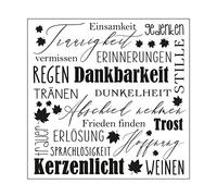 Vaessen Creative - Plantilla para repujado, transparente, 15 x 15 cm