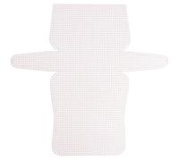 Vaessen Creative Plastic Canvas Bag, 7 Count, Flexible Mesh Sheet for Crafts, Embroidery and Cross Stitch, 1 Piece, Size 33x36 cm or 12.9x14.1 Inches, Transparent