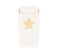 Vaessen Creative Resistentes Maxi, Estrella, Fuerte Perforadora para Papel, Corcho, Goma Eva, Plástico Mágico y Otros Suministros de Manualidades, Tamaño Recortado 3,5 cm de diámetro, Rosa