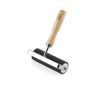 Vaessen Creative Rodillo de Tinta 10 cm con Mango Madera-Brayer de Goma para Pintura, Estampación, Scrapbooking, Mixed Media y Manualidades, Naturaleza