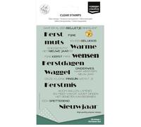 Vaessen Creative Sellos Transparentes 18uds - Deseos de Navidad (NL)