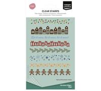 Vaessen Creative Sellos Transparentes 8 uds - Bordes Decorativos