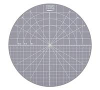 Vaessen Creative Tapete de Corte Autorreparable ⌀25,3 cm - Alfombrilla con Antideslizante y Doble Cara - para Acolchar, Tela, Papel, Manualidades y Decoración de Tartas