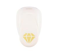 Vaessen Creative Troquel con diseño de diamante, 4,1 x 5 cm, color blanco y dorado